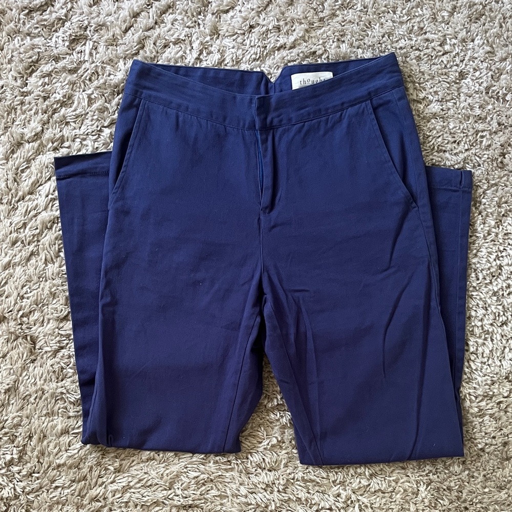 NWOT Thought Ethical Clothing Navy Blue Pants